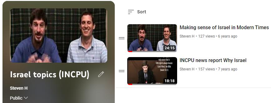 Israel Topic, Youtube