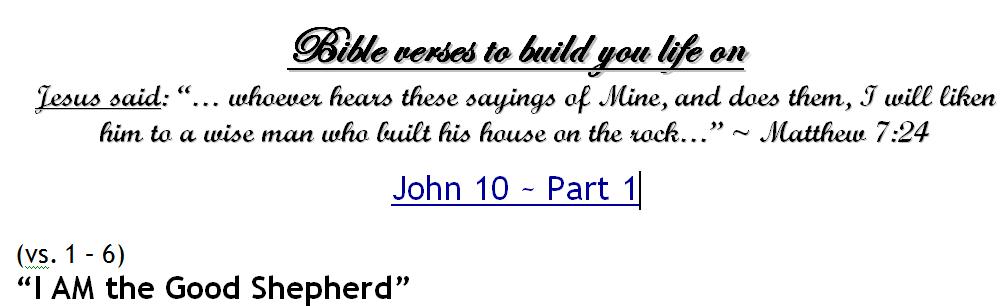 John 10